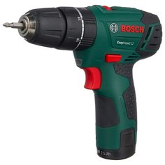Ударная аккумуляторная дрель-шуруповерт BOSCH EasyImpact 12 2.5Ah x2 Case 30 Н·м зеленый/черный