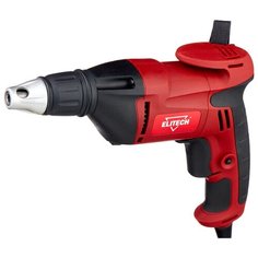 Сетевой шуруповерт ELITECH Ш 550РЭ 550 Вт 8 Н·м красный/черный