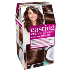 LOreal Paris Casting Creme Gloss стойкая краска-уход для волос, 400, Каштановый