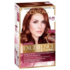 LOreal Paris Excellence стойкая крем-краска для волос, 6.46, Благородный красный