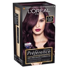 LOreal Paris Recital Preference стойкая краска для волос, 4.26, Благородный Сливовый