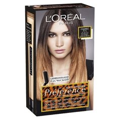 LOreal Paris Preference Wild Ombres стойкая краска для волос, 1, от светло до темно-каштанового