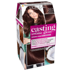 LOreal Paris Casting Creme Gloss стойкая краска-уход для волос, 323, Черный шоколад