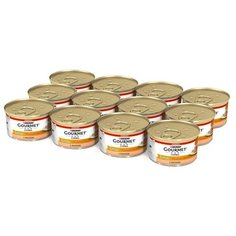Корм для кошек Gourmet Голд с лососем 12шт. х 85 г (паштет)