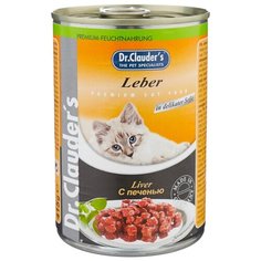 Корм для кошек Dr. Clauders Premium Cat Food консервы с печенью (0.415 кг) 1 шт.
