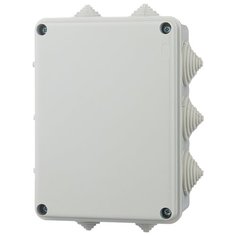Распределительная коробка IEK KM41241 наружный монтаж 150x110 мм серый RAL 7035