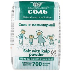 Гарнец Водорослевая соль с ламинарией поваренная, 700 г
