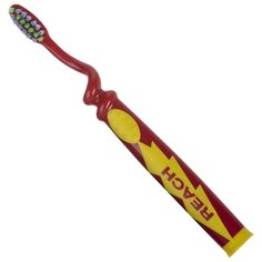 Зубная щетка Reach Wonder Grip 6-12 лет, красный