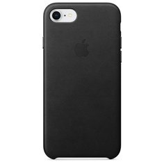 Чехол Apple кожаный для Apple iPhone 8 / 7 black