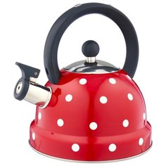MAYER & BOCH Чайник 25999 2,7 л белый горох на красном