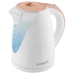 Чайник Scarlett SC-EK18P43, белый/бежевый
