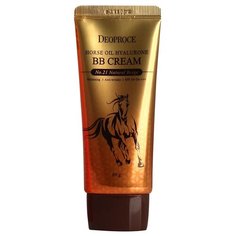 Deoproce Horse Oil Hyalurone BB крем SPF50 60 гр, оттенок: 21 natural beige