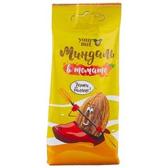 Миндаль Your nut обжаренный с морской солью и томатами, флоу-пак 80 г
