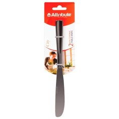 Attribute Набор столовых ножей City 2 предмета серебристый