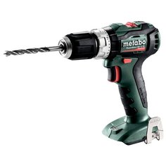 Ударная аккумуляторная дрель-шуруповерт Metabo PowerMaxx SB 12 BL 0 MetaLoc 45 Н·м зеленый/черный