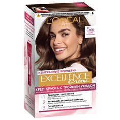 LOreal Paris Excellence стойкая крем-краска для волос, 5.00, Светло-каштановый
