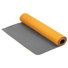 Коврик (ДхШхТ) 173х61х0.4 см Larsen TPE двухцветный orange/grey