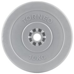 Диск Torneo в пластиковом корпусе 10 кг (1008-100) серый