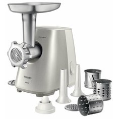 Мясорубка Philips HR2723/20 Viva Collection серебристый/белый