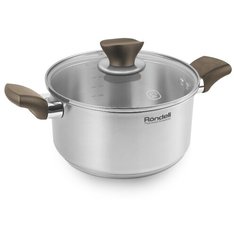 Кастрюля Rondell Absolute 2,8 л, стальной