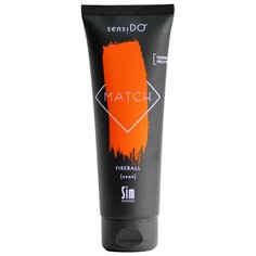 Краситель прямого действия Sim Sensitive SensiDO Match Fireball neon, оттенок оранжевый неоновый, 125 мл