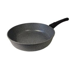 Сковорода Любава Эко Керамогранит КГ28СР 28 см, серый