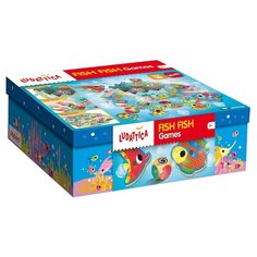 Набор настольных игр Ludattica Веселая рыбалка 3 в 1