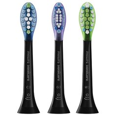 Насадка Philips Sonicare C3 Premium Plaque Defence HX9073/33, черный, 3 шт