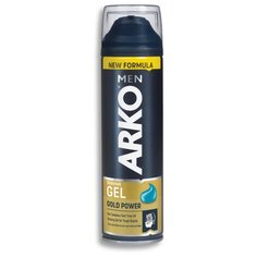 Гель для бритья Gold Power Arko, 200 мл