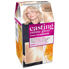 LOreal Paris Casting Creme Gloss стойкая краска-уход для волос, 1021, Светло-светло-русый перламутровый