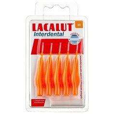 Зубной ершик Lacalut Interdental XS, оранжевый, 5 шт.