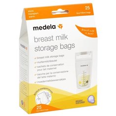 Medela Пакеты для хранения грудного молока 180 мл 25 шт.