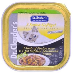 Корм для кошек Dr. Clauders Premium Cat Food ламистер три вида птицы (0.1 кг) 1 шт.