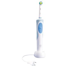 Электрическая зубная щетка Oral-B Vitality 3D White, белый/голубой
