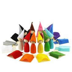 Сортер Уланик Гномики большие в колпачках с кроватками