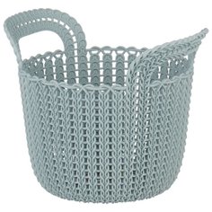 CURVER Корзина круглая Knit XS 23x19x19см голубой