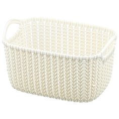 CURVER Корзина Knit XS 14x25x18см белый