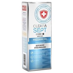 Зубная паста ClearaSept Whitening Gel Бережное отбеливание, 75 мл