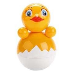 Неваляшка Котовские неваляшки Цыпленок (6C-029) 15 см желтый/белый