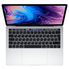 Ноутбук Apple MacBook Pro 13 with Retina display and Touch Bar Mid 2019 (Intel Core i5 2400 MHz/13.3"/2560x1600/8GB/512GB SSD/DVD нет/Intel Iris Plus Graphics 655/Wi-Fi/Bluetooth/macOS) MV9A2RU/A серебристый