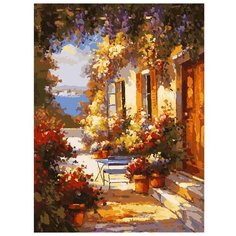 Белоснежка Картина по номерам "Летнее утро" 30х40 см (109-AS)