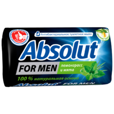 Мыло кусковое Absolut Лемонграсс и мята, 90 г
