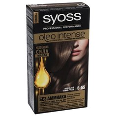 Syoss Oleo Intense Дымчатый Микс Стойкая краска для волос, 6-55 Пепельный темно-русый