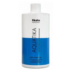 Likato шампунь Soft Aquatika Антистресс и увлажнение на основе масла конопли и сока алоэ вера 400 мл