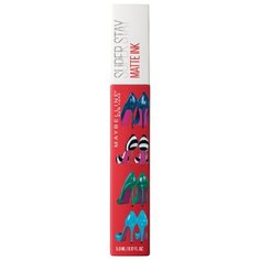 Maybelline Super Stay Matte Ink Коллекция Ashley Longshore жидкая помада для губ стойкая матовая, оттенок 20 Пионер