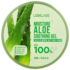 Гель для тела Lebelage увлажняющий успокаивающий с экстрактом алоэ Moisture Aloe Soothing Gel, банка, 300 мл