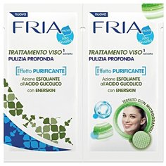 FRIA салфетки влажные с мягким скрабом Pulizia Profonda 2 шт.