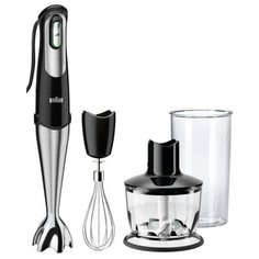 Погружной блендер Braun MQ 735 Sauce, черный/серебристый