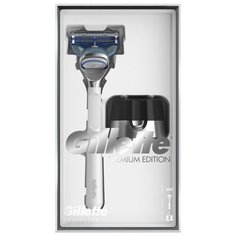 Подарочный набор Gillette подставка, бритвенный станок Skinguard + сменные кассеты – 1 шт.