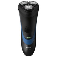 Электробритва Philips S1510 Series 1000 черный/синий